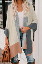 Load image into Gallery viewer, Multi Colorblock Knit Poncho
